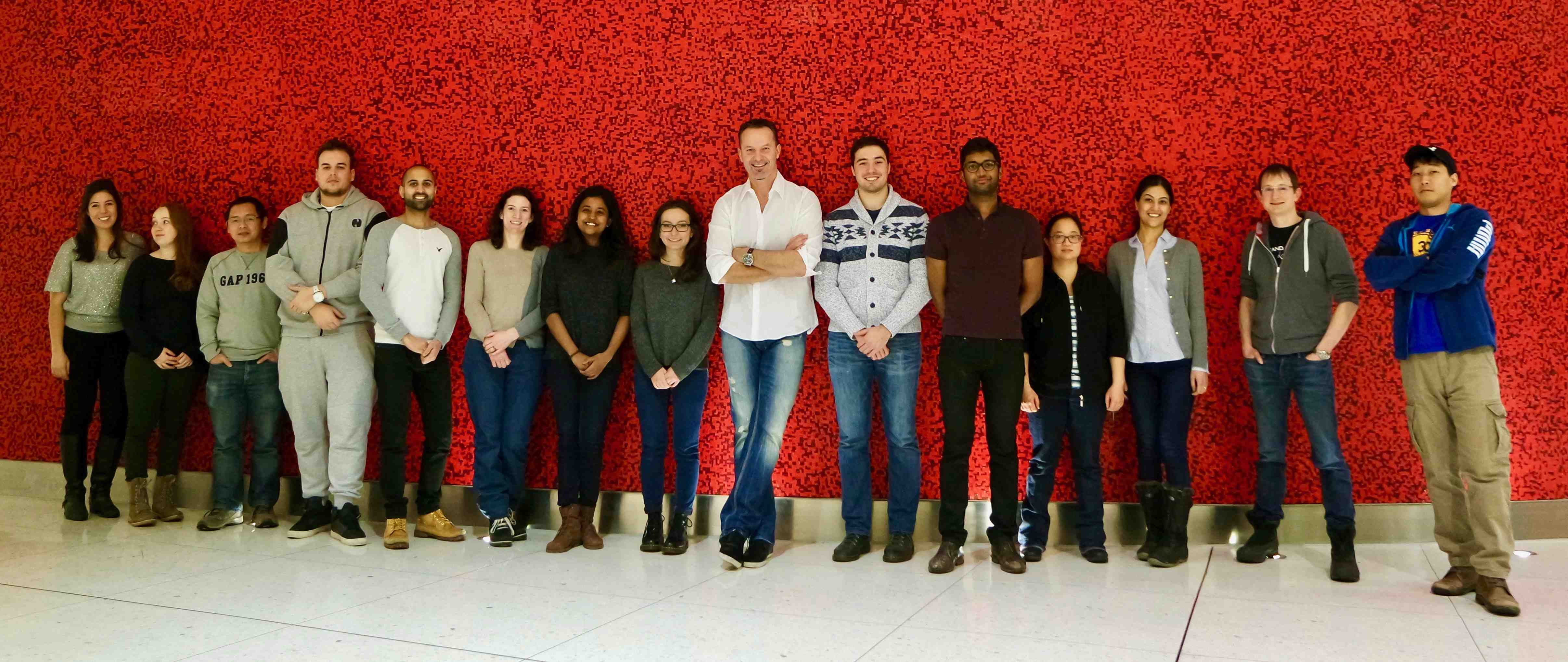 Stagljar Lab group photo, December 2016